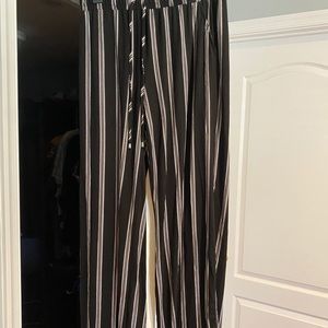 Black and white pants